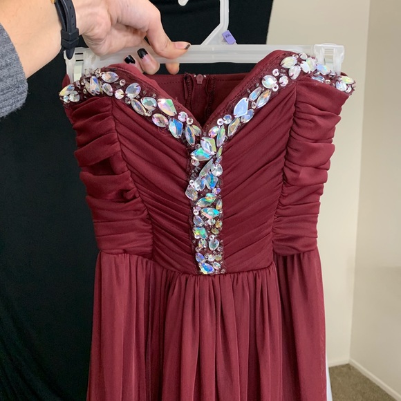 Dresses & Skirts - Burgundy long dress